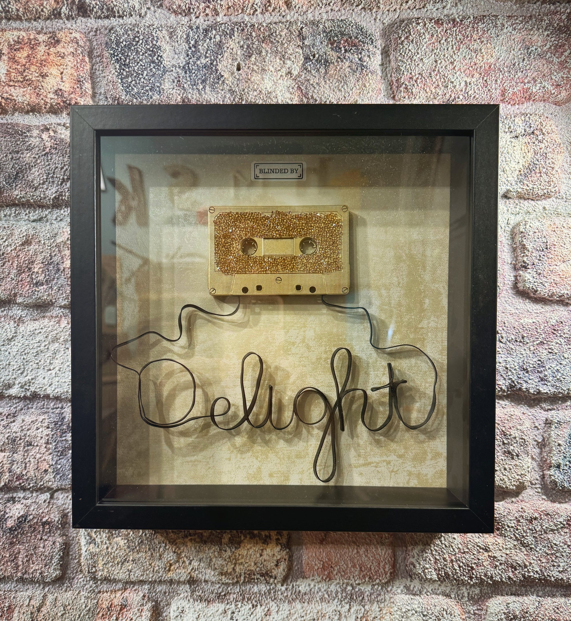 Kassetten Kunst „ Blinded by Delight“ - Mein Shop