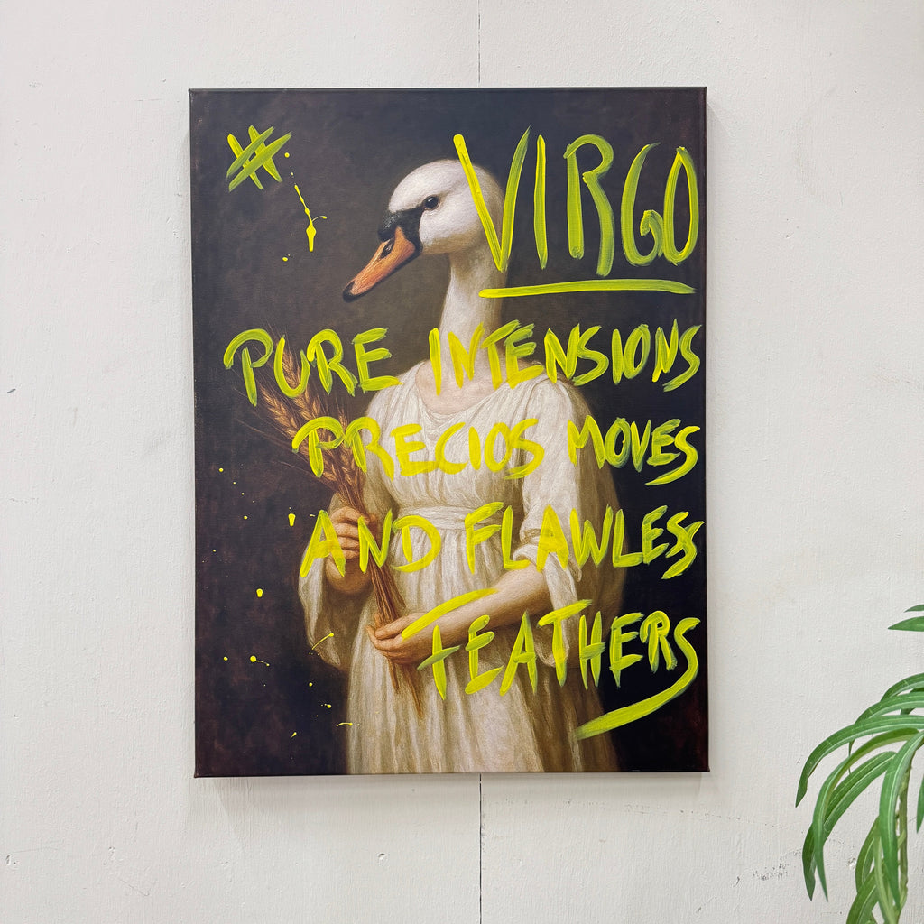 Thomas Klotz "VIRGO" Kunstdruck auf Leinwand 60x80 Wandbild Deko - Mein Shop