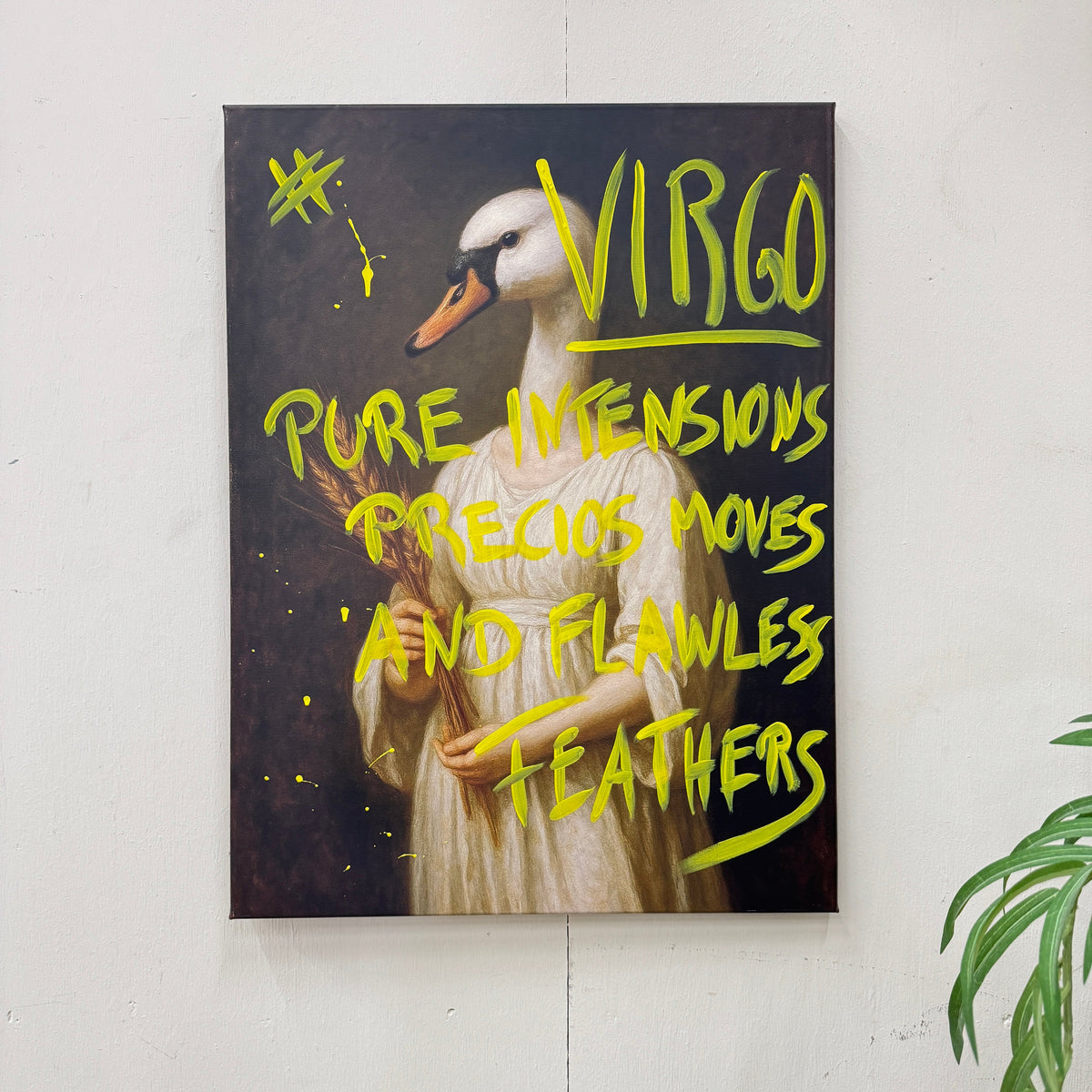 Thomas Klotz "VIRGO" Kunstdruck auf Leinwand 60x80 Wandbild Deko - Mein Shop
