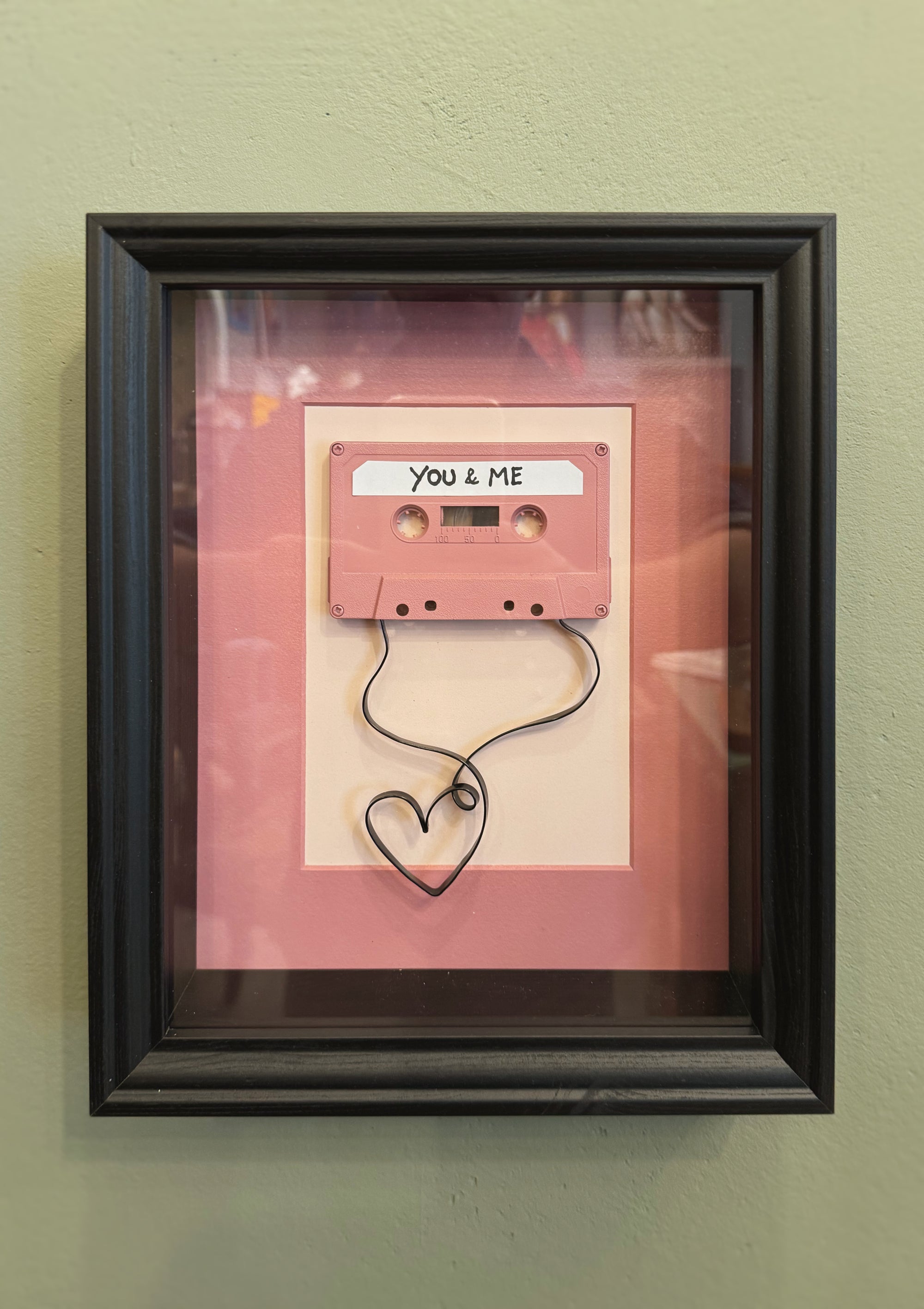 Upcycling Art Kassette „You&Me“ - Mein Shop