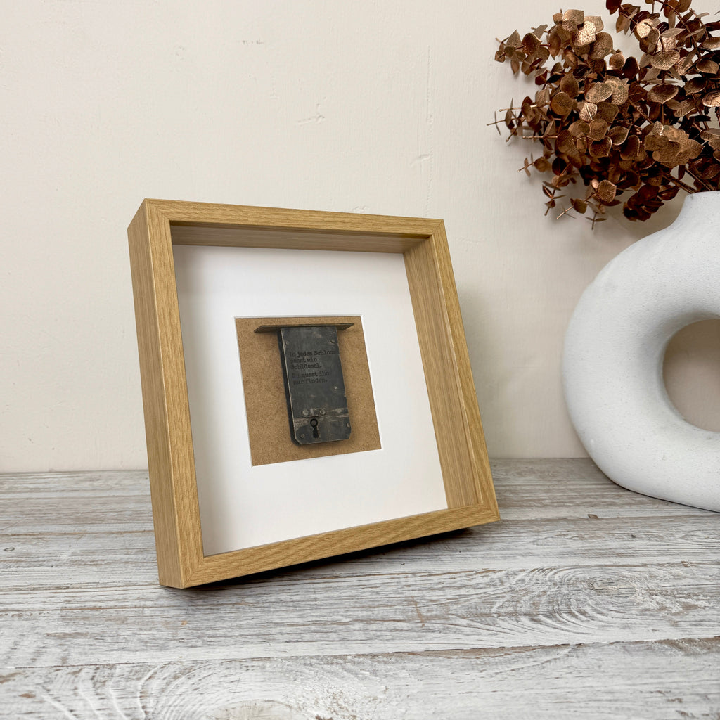 Thomas Klotz Designer 3D-Objektrahmen Wandbild Türschloss Deko - Mein Shop