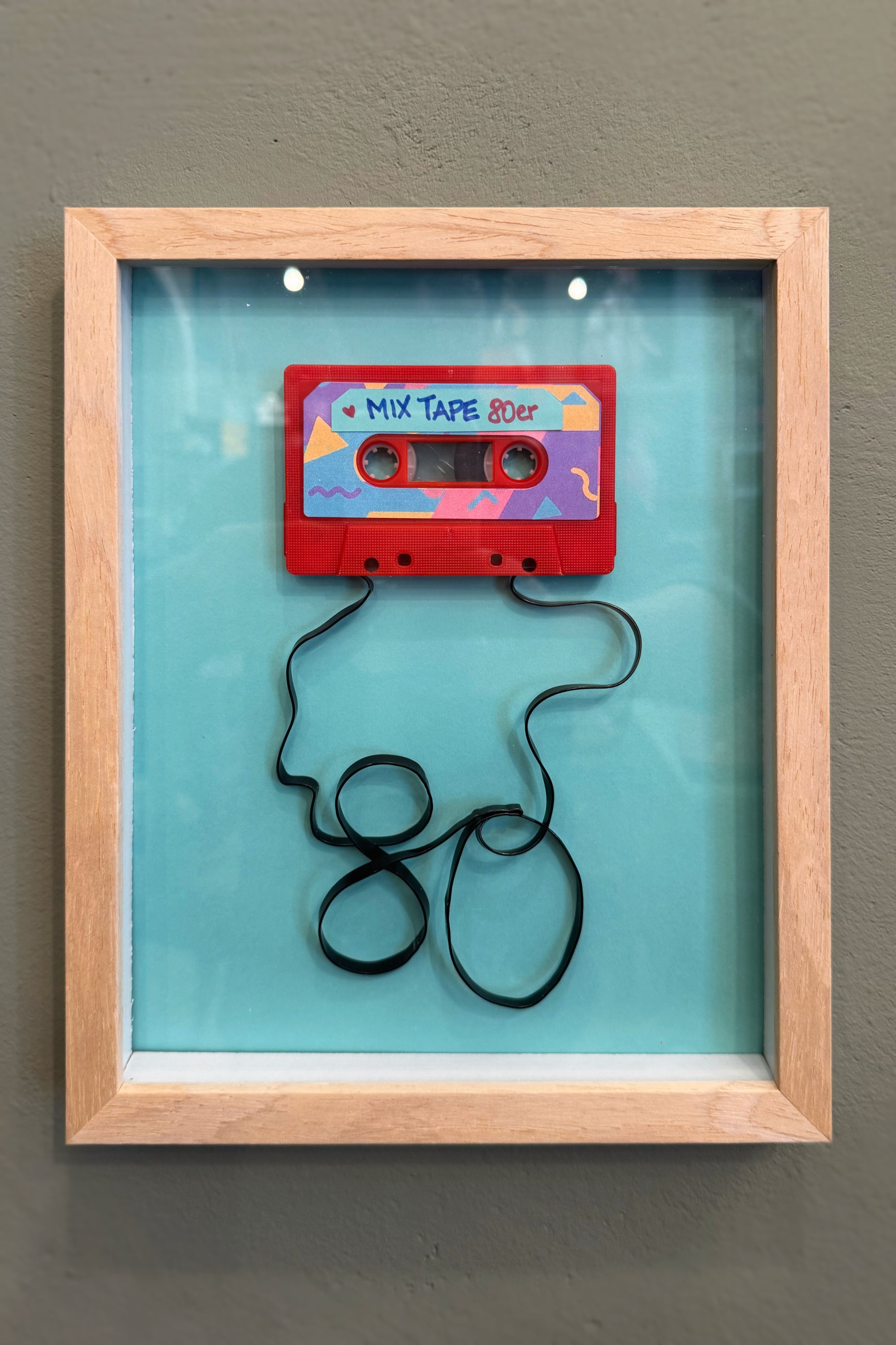 Upcycling Art Kassette „80ies“ - Mein Shop