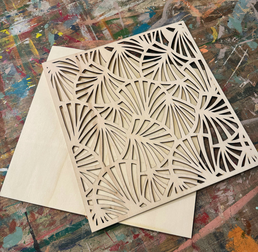 Design-Einsatz „Leaves“ für IKEA IVAR Türen