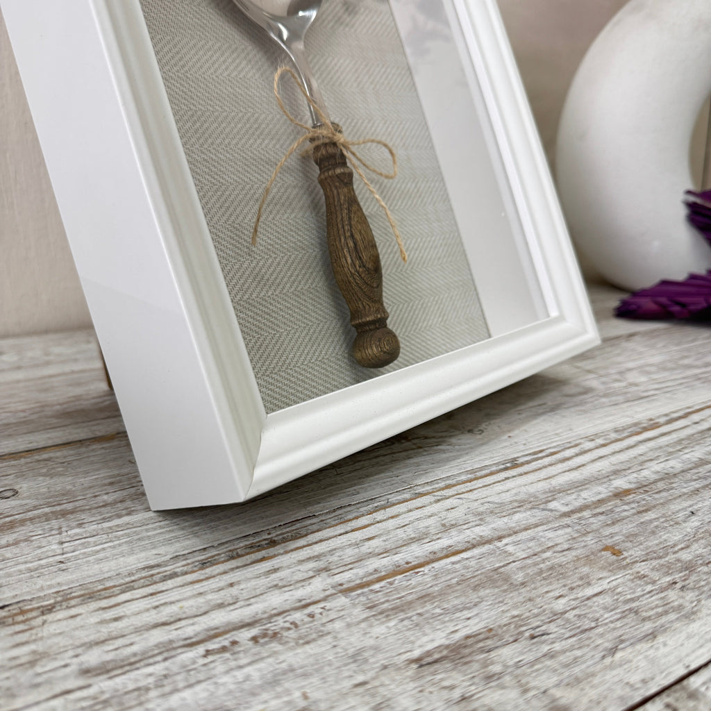 Thomas Klotz Design Wandbild Löffel mit Gravur „Lass uns löffeln!“ Deko - Mein Shop