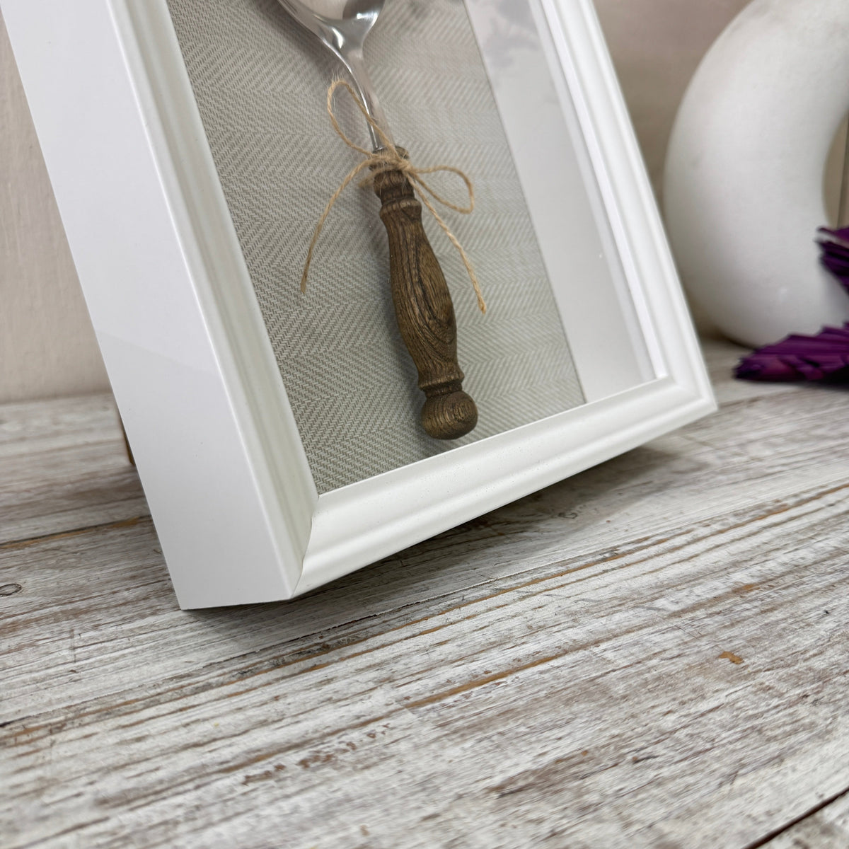 Thomas Klotz Design Wandbild Löffel mit Gravur „Lass uns löffeln!“ Deko - Mein Shop