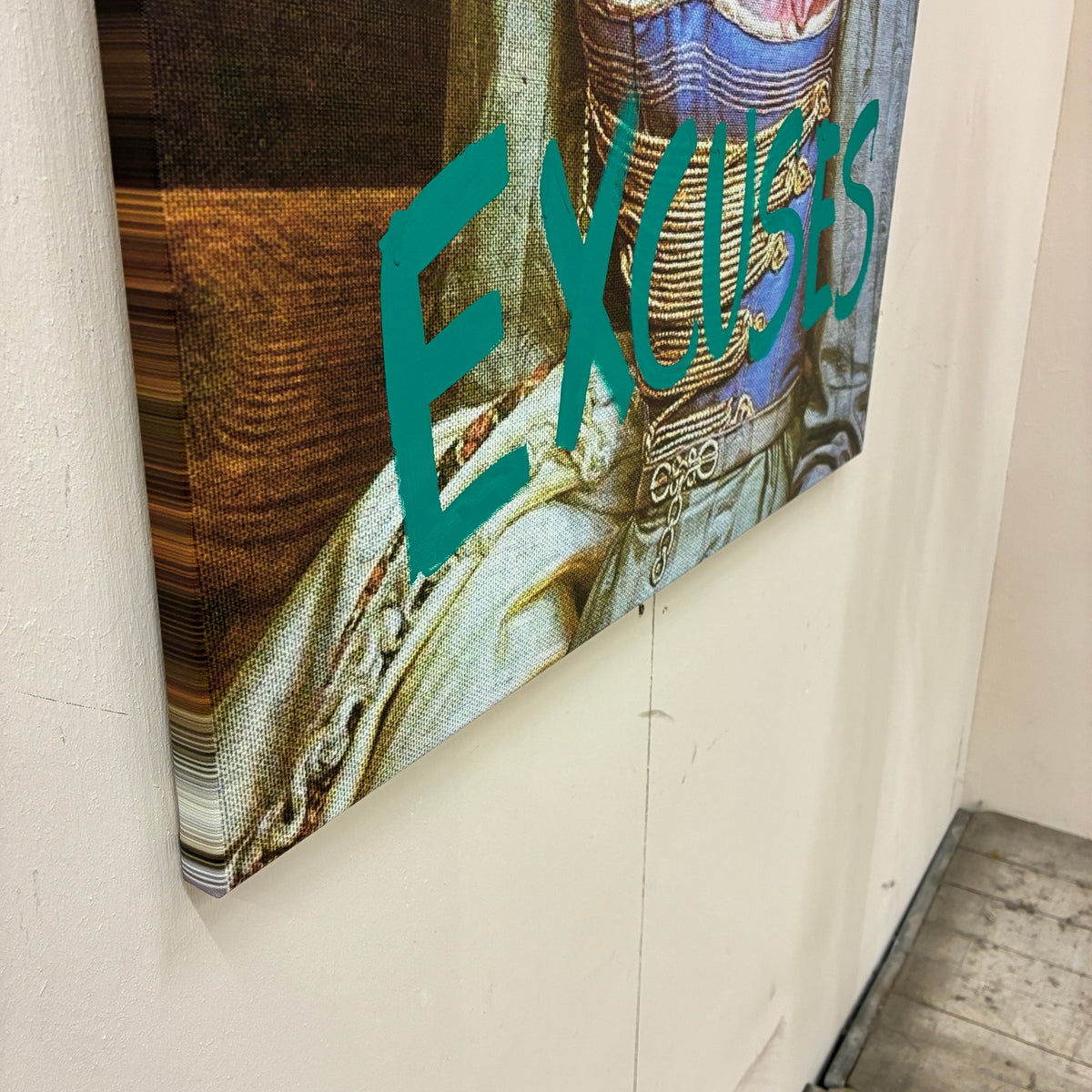 Thomas Klotz "Lamm" Kunstdruck auf Leinwand 100x75 Wandbild Deko - Mein Shop