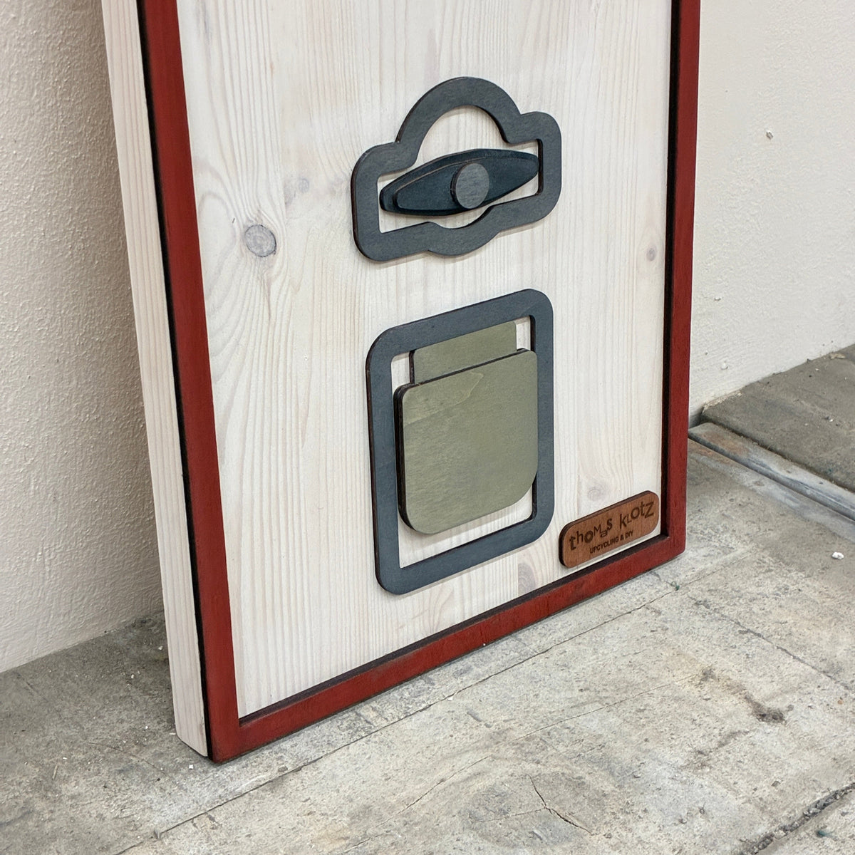 Thomas Klotz Wandbild Kaugummiautomat Holz Wanddeko Upsycling Wandobjekt Unikat - Mein Shop