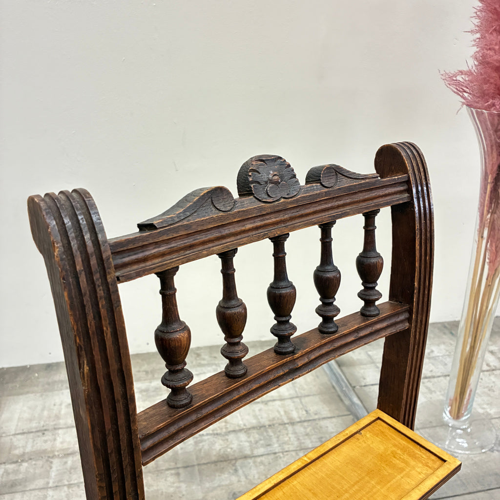 Thomas Klotz Designer Stuhl Upcycling Barstuhl Holz Prägung Unikat - Mein Shop