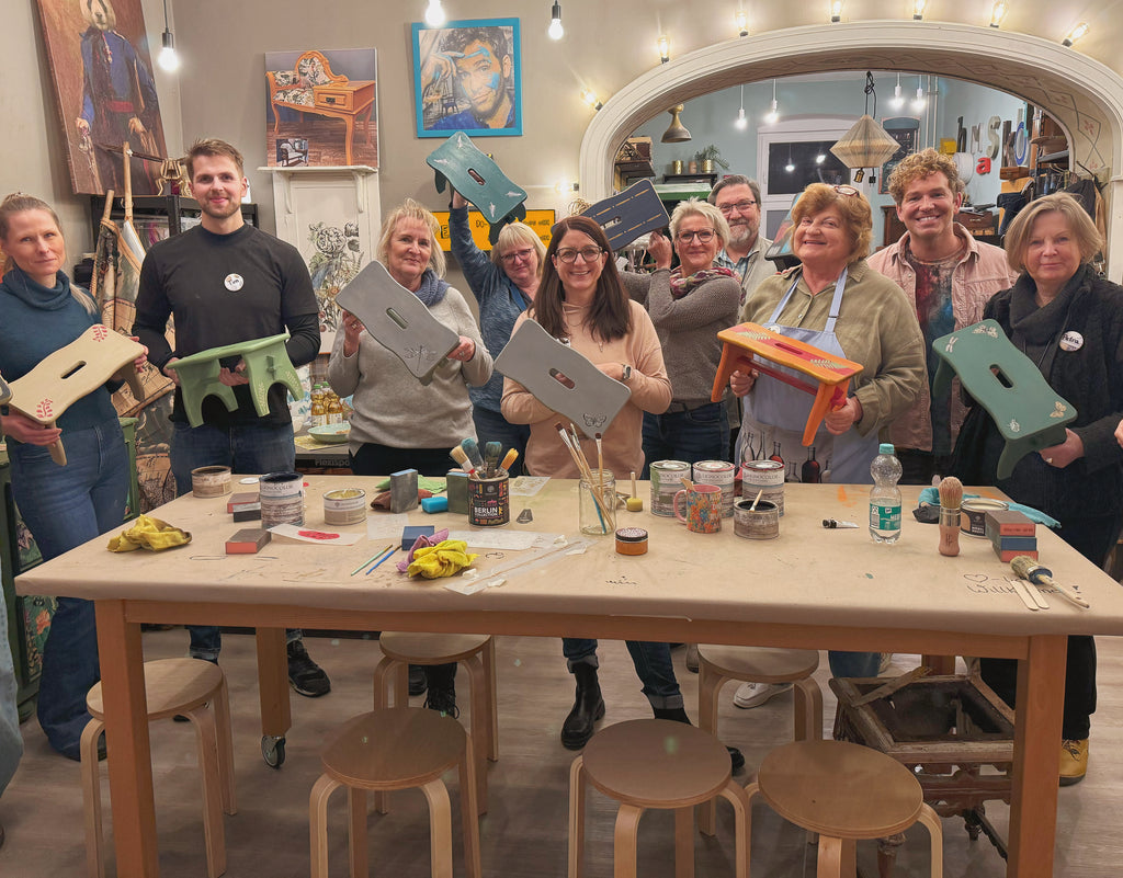 Kreativ-Workshop: Möbel streichen mit Kreidefarbe von Lignocolor - Mein Shop