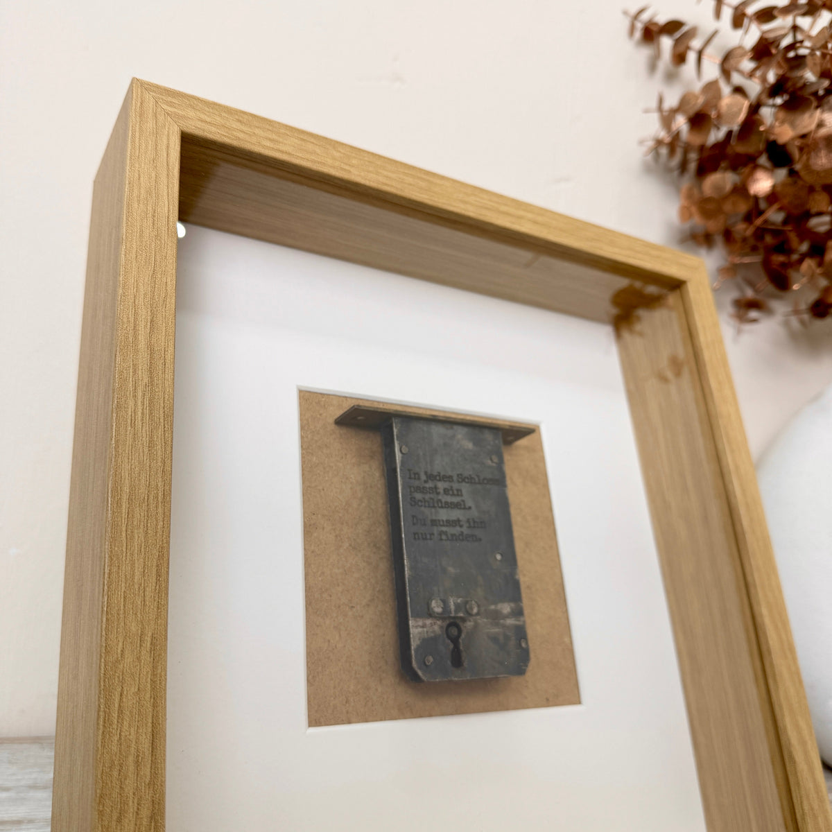 Thomas Klotz Designer 3D-Objektrahmen Wandbild Türschloss Deko - Mein Shop