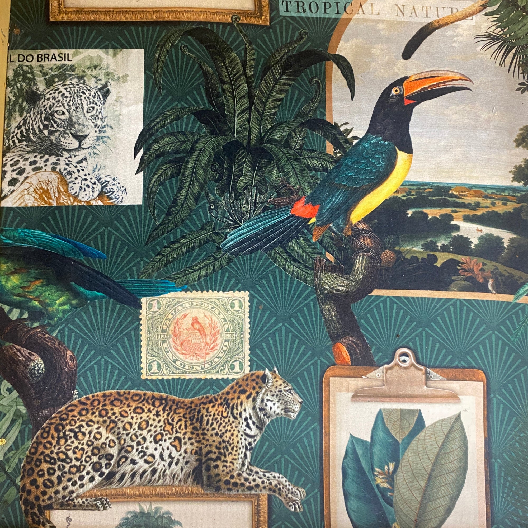 Thomas Klotz Alter Musikschrank „ Golden Palm“ Kommode Upcycled - Mein Shop