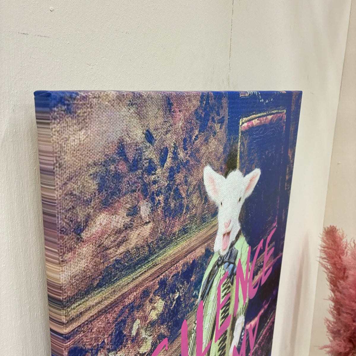 Thomas Klotz "Lamm" Kunstdruck auf Leinwand 100x75 Wandbild Deko - Mein Shop