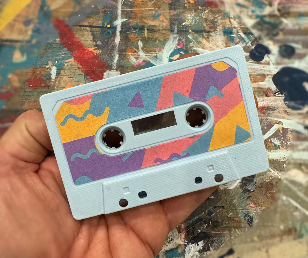 Kasetten-Aufkleber + Draht