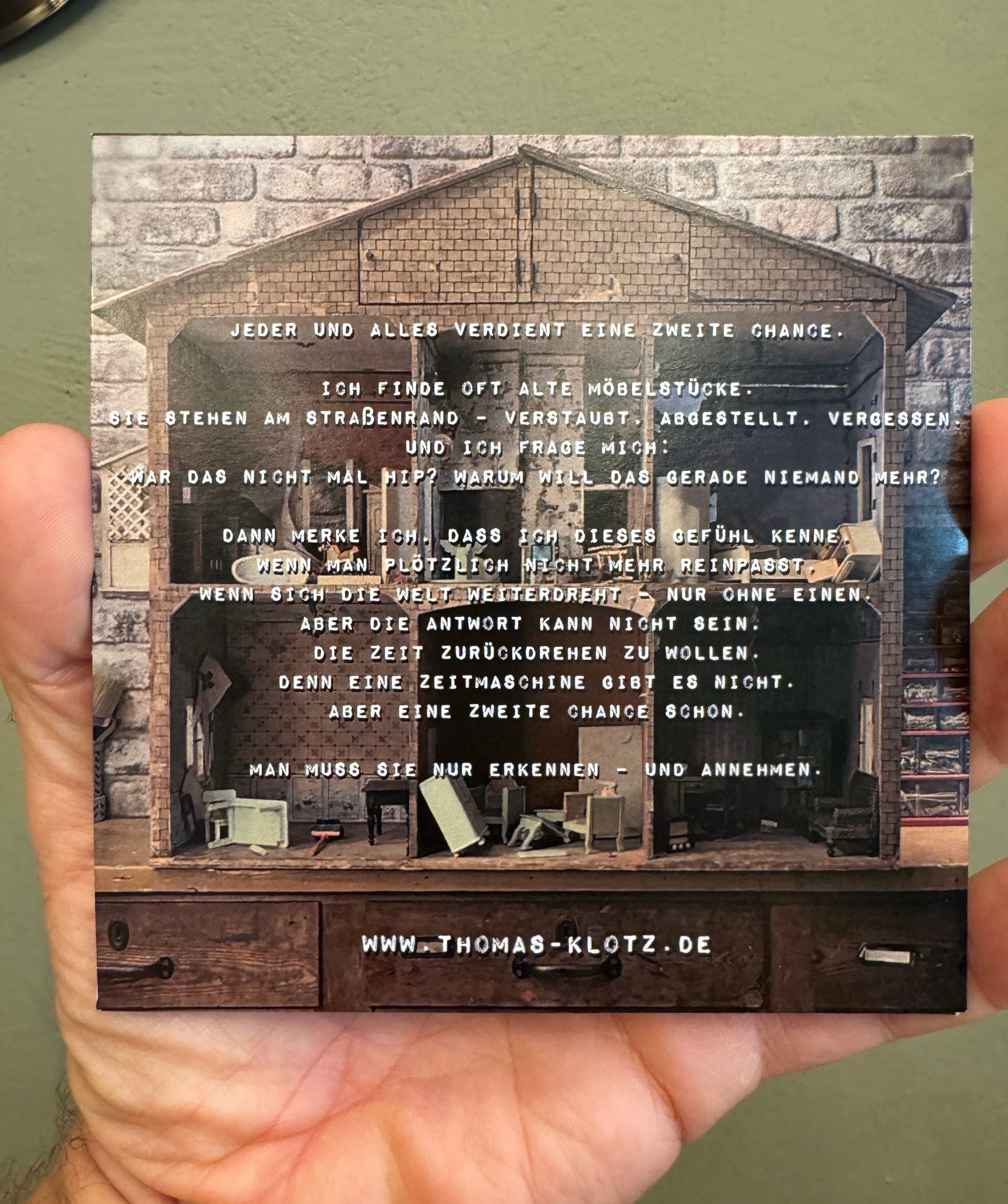 Single ZWEITE CHANCE als Retro CD - Mein Shop