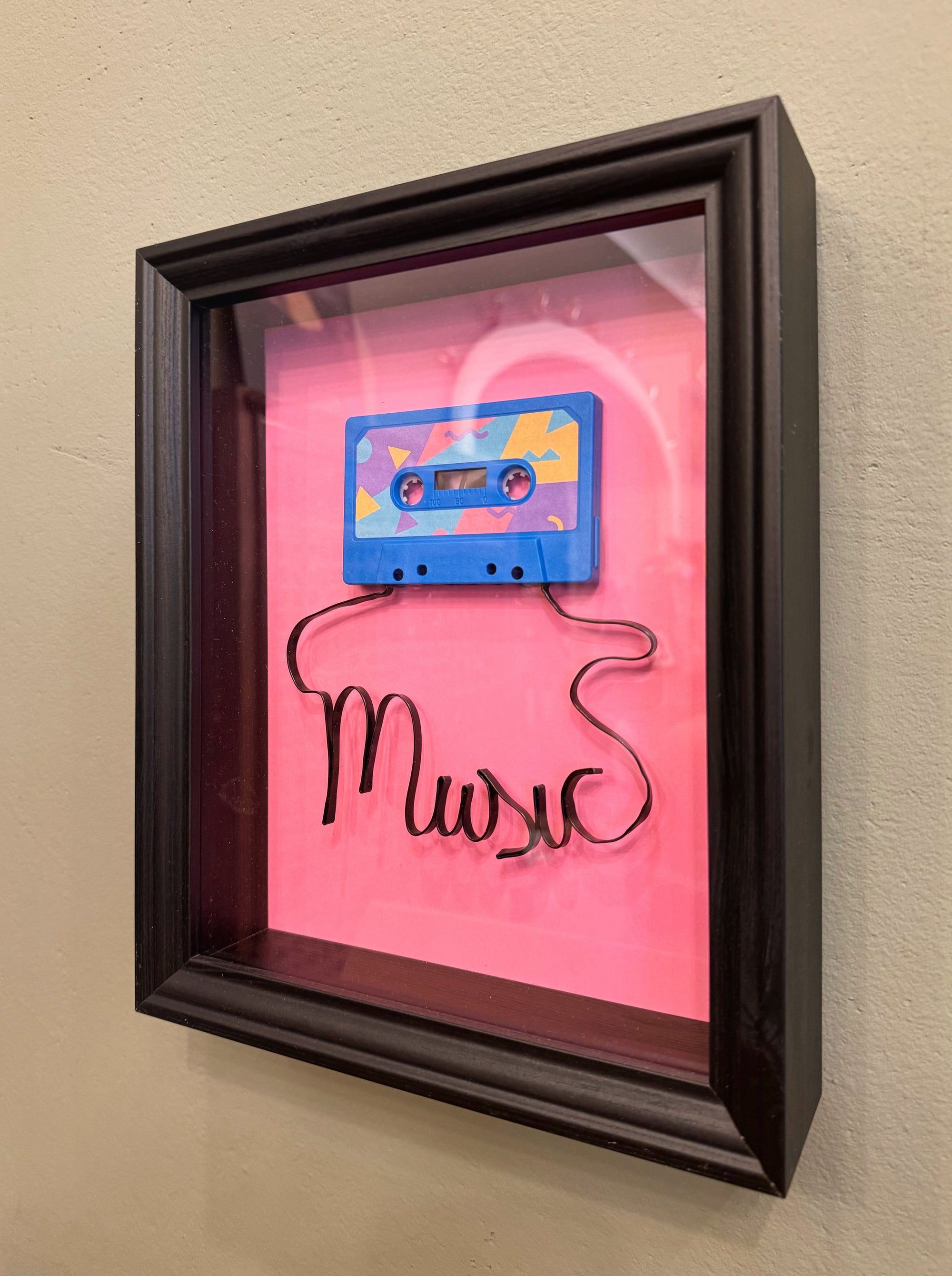 Upcycling Art Kassette „Music“