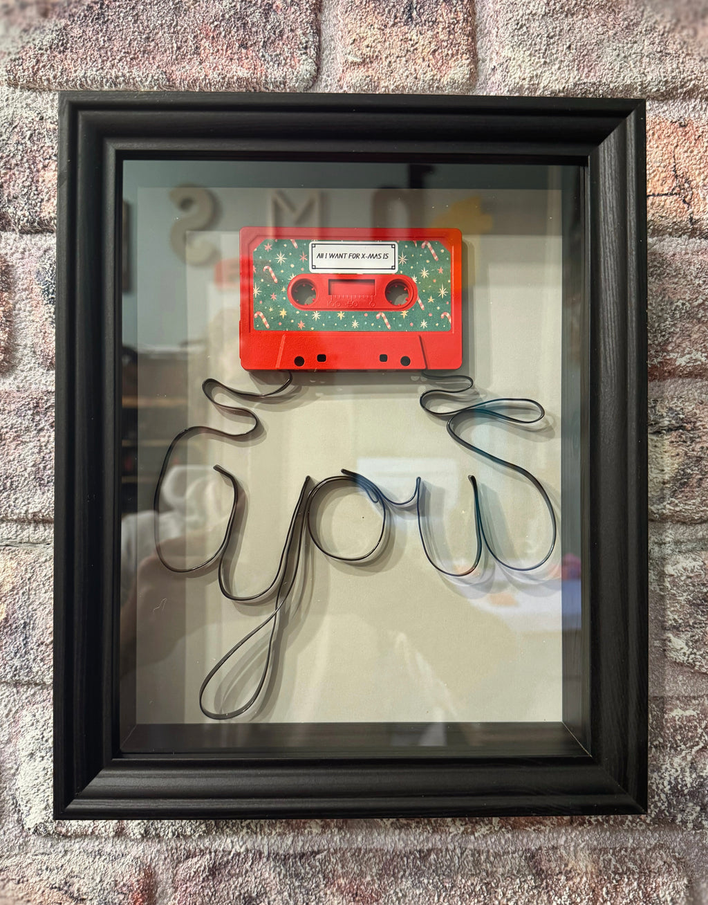 Upcycling Art Kassette „ All I WANT FOR XMAS“ - Mein Shop