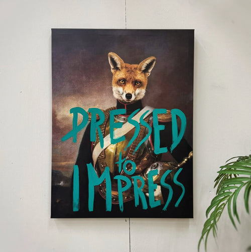"Fuchs" Kunstdruck  auf XXL Leinwand - Mein Shop