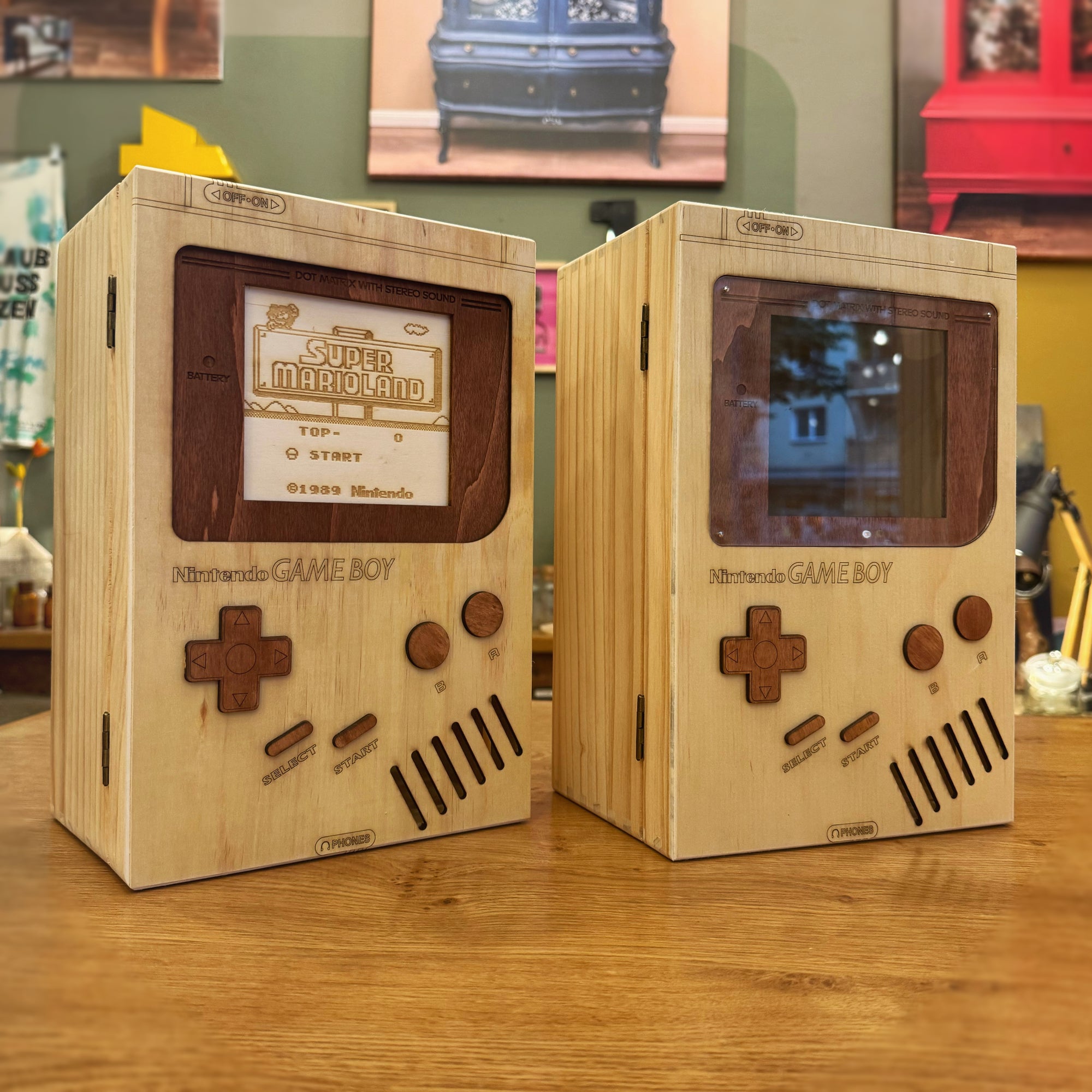 Holzkiste „ Game Boy“