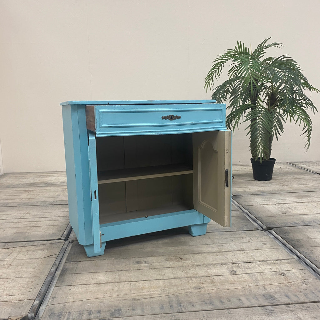 Thomas Klotz Kommode "Shabby Chic" blau Schrank Upcycled - Mein Shop