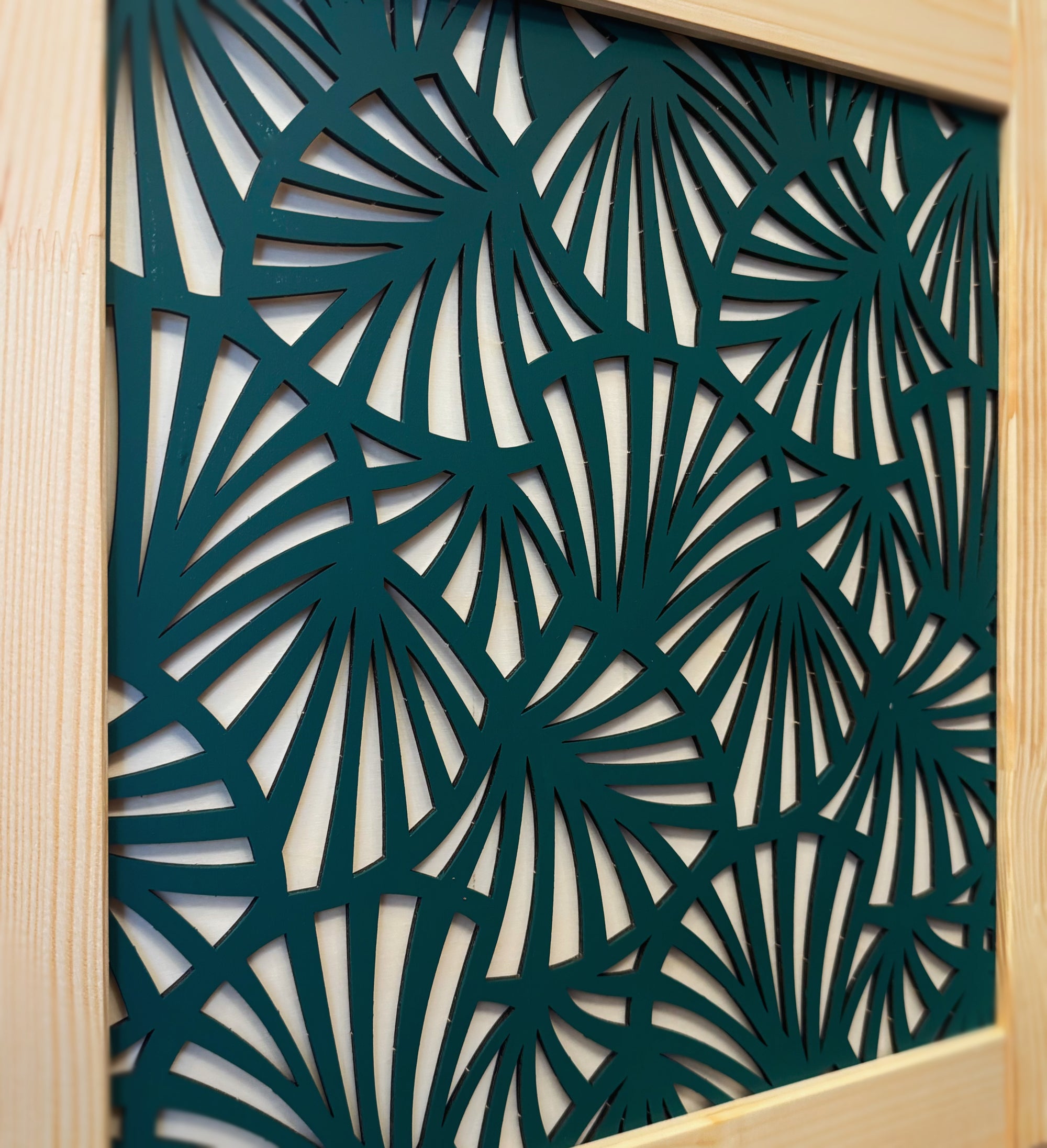 Design-Einsatz „Leaves“ für IKEA IVAR Türen
