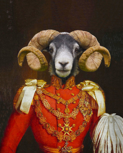 "Widder" Kunstdruck auf XXL Leinwand - Mein Shop