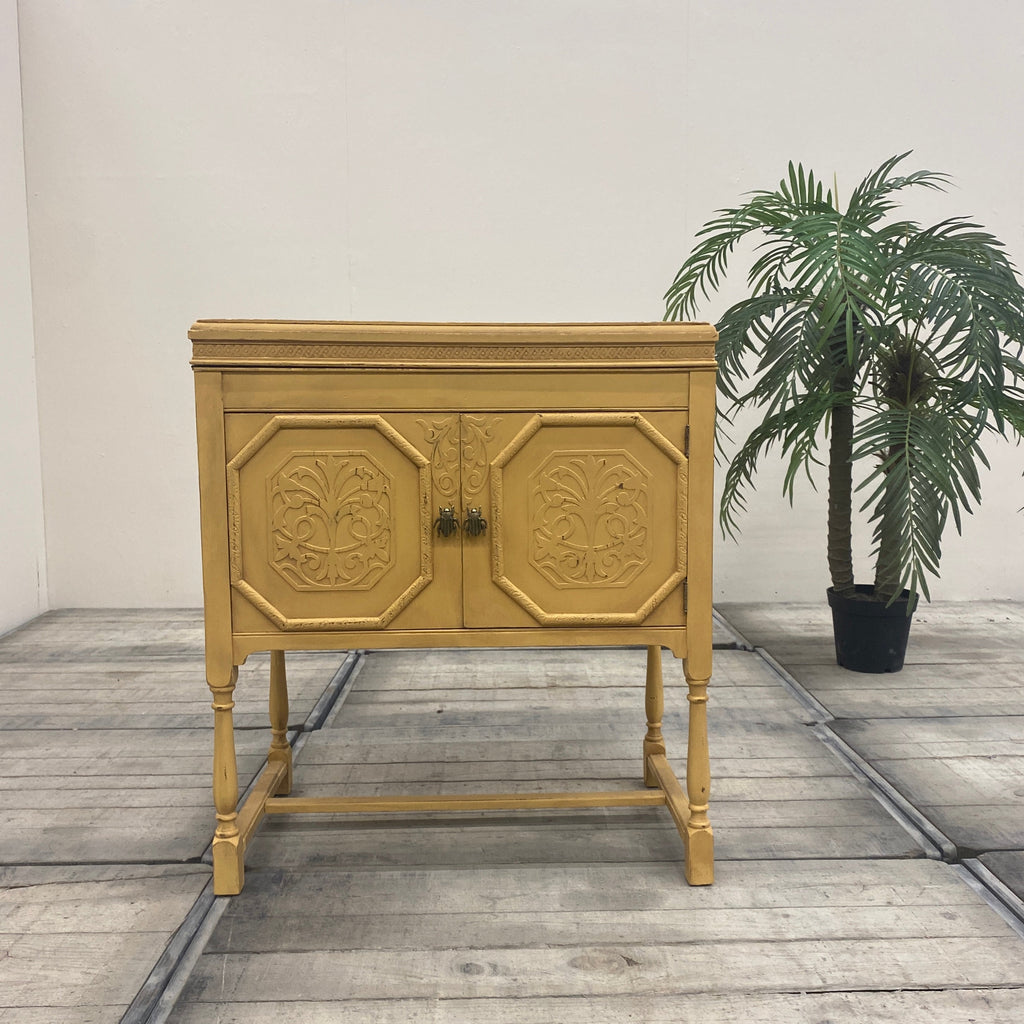 Thomas Klotz Alter Musikschrank „ Golden Palm“ Kommode Upcycled - Mein Shop