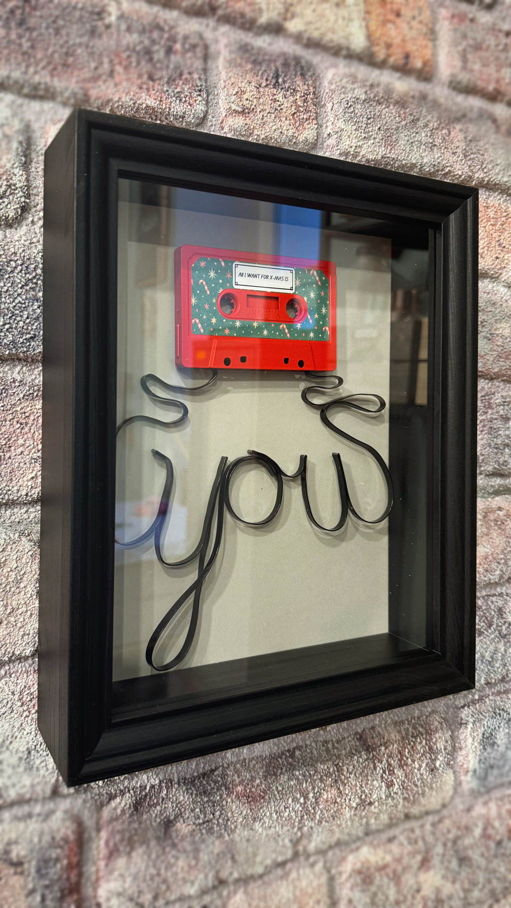 Upcycling Art Kassette „ All I WANT FOR XMAS“ - Mein Shop