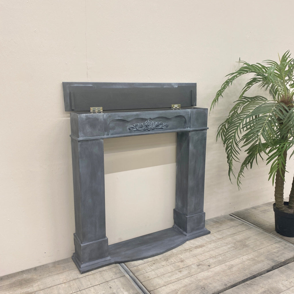 Thomas Klotz Kaminverkleidung Konsolentisch Grau Upcycled - Mein Shop