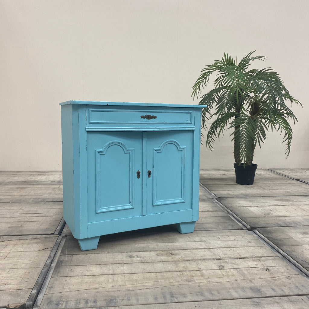 Thomas Klotz Kommode "Shabby Chic" blau Schrank Upcycled - Mein Shop