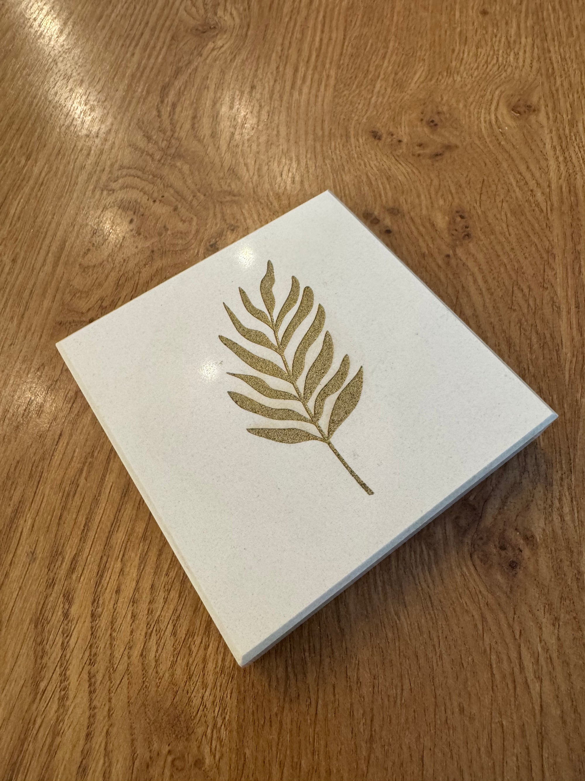 Steinplatte „Palmblatt“ - Mein Shop
