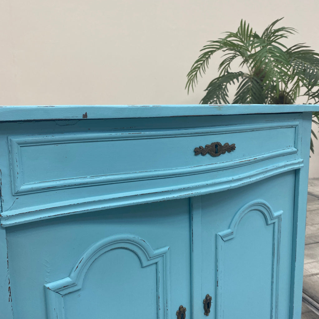 Thomas Klotz Kommode "Shabby Chic" blau Schrank Upcycled - Mein Shop