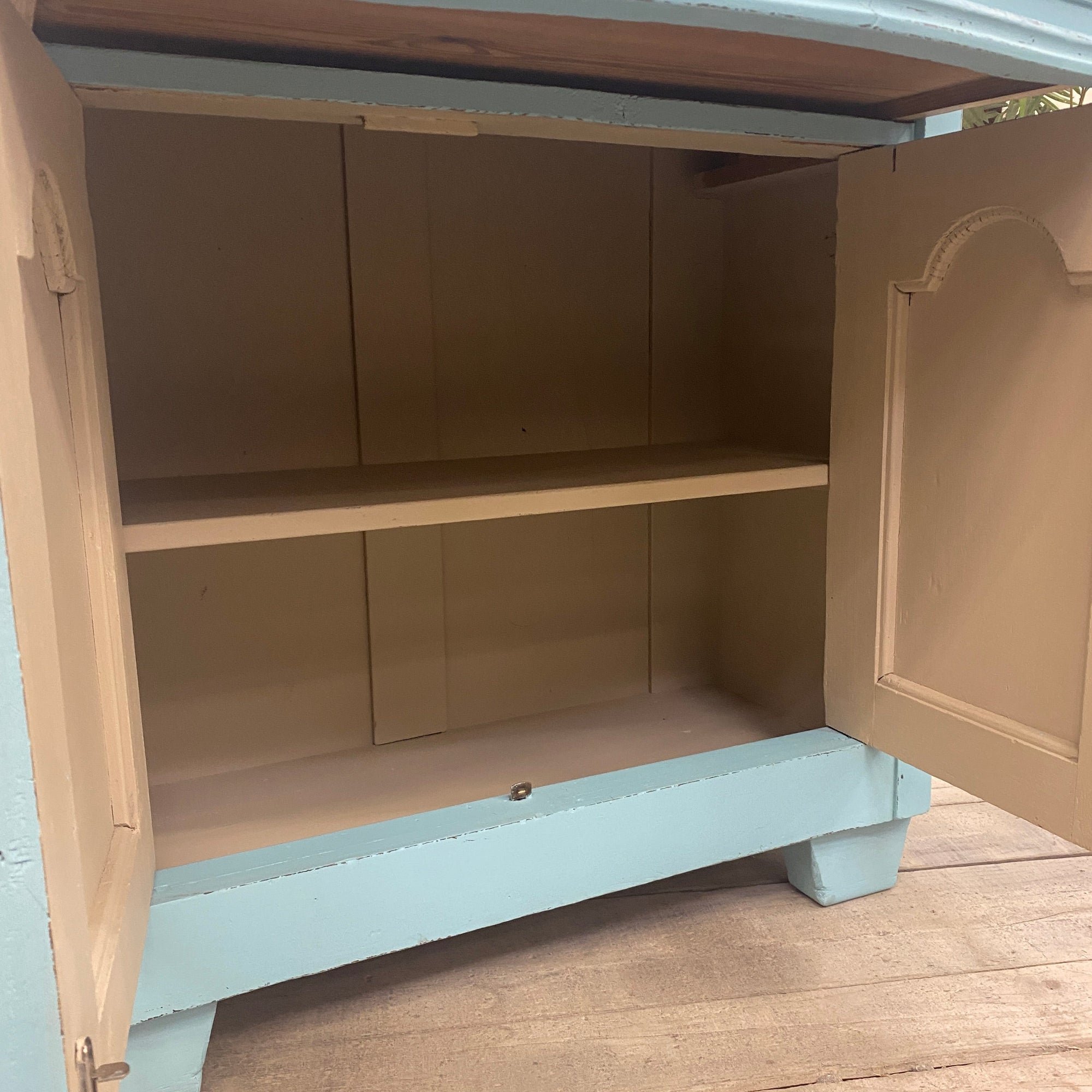 Thomas Klotz Kommode "Shabby Chic" blau Schrank Upcycled - Mein Shop