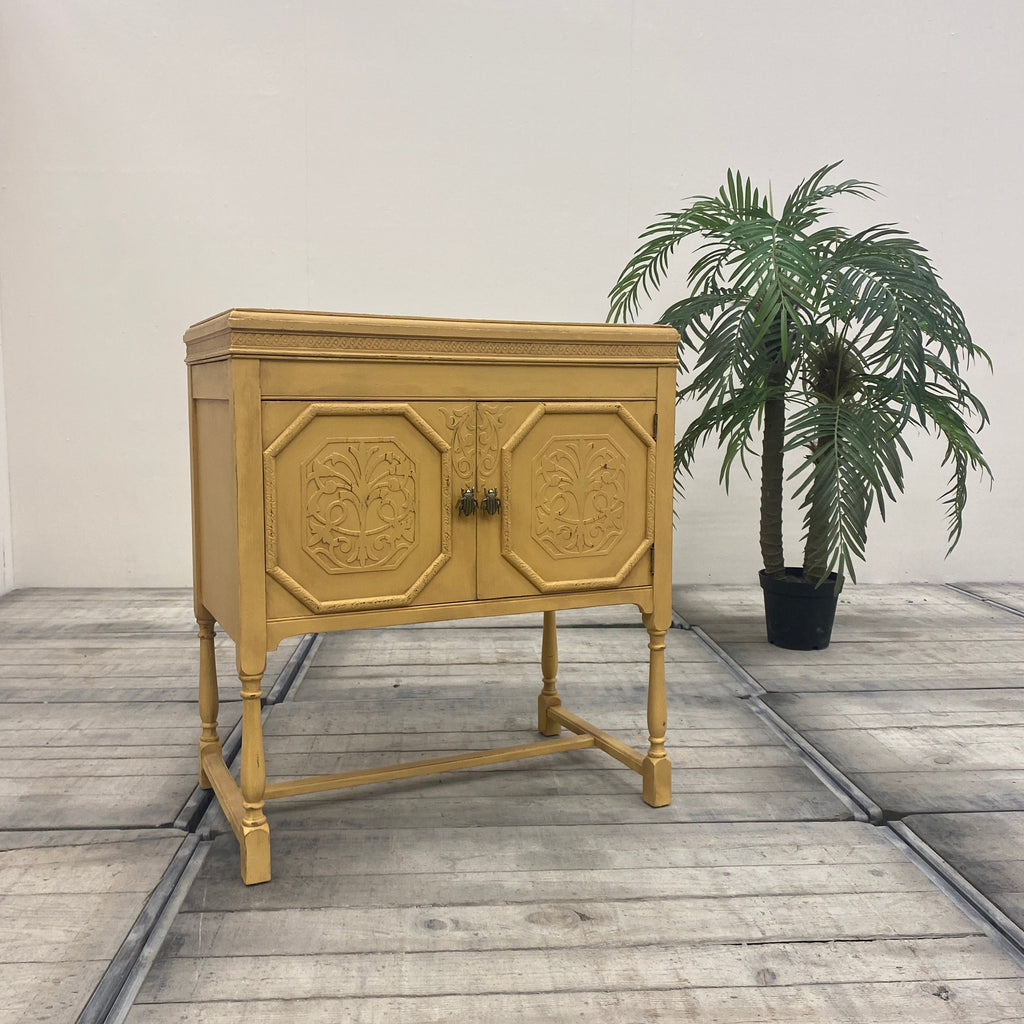 Thomas Klotz Alter Musikschrank „ Golden Palm“ Kommode Upcycled - Mein Shop