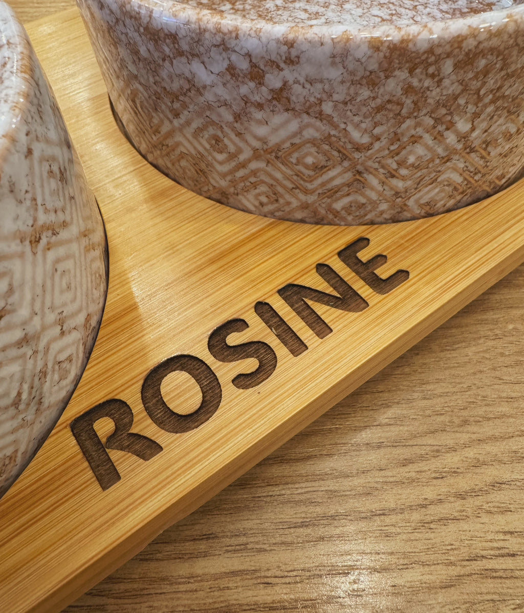 personalisierte Futterstation „Rosine“
