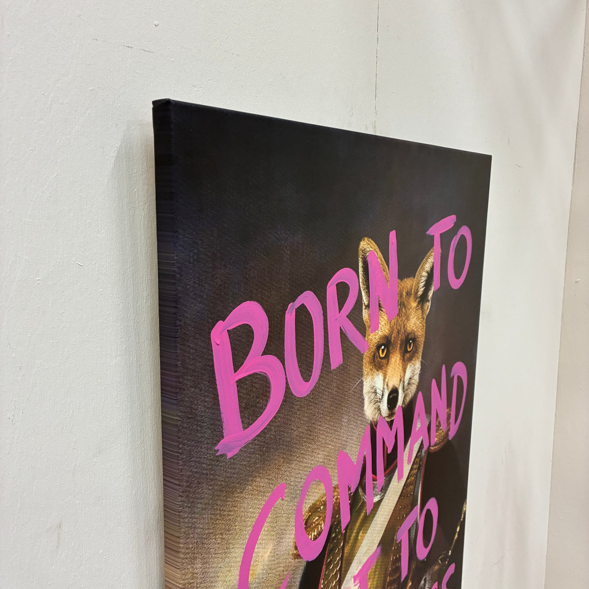 Thomas Klotz "Fuchs" Kunstdruck auf Leinwand 100x75 Wandbild Deko - Mein Shop