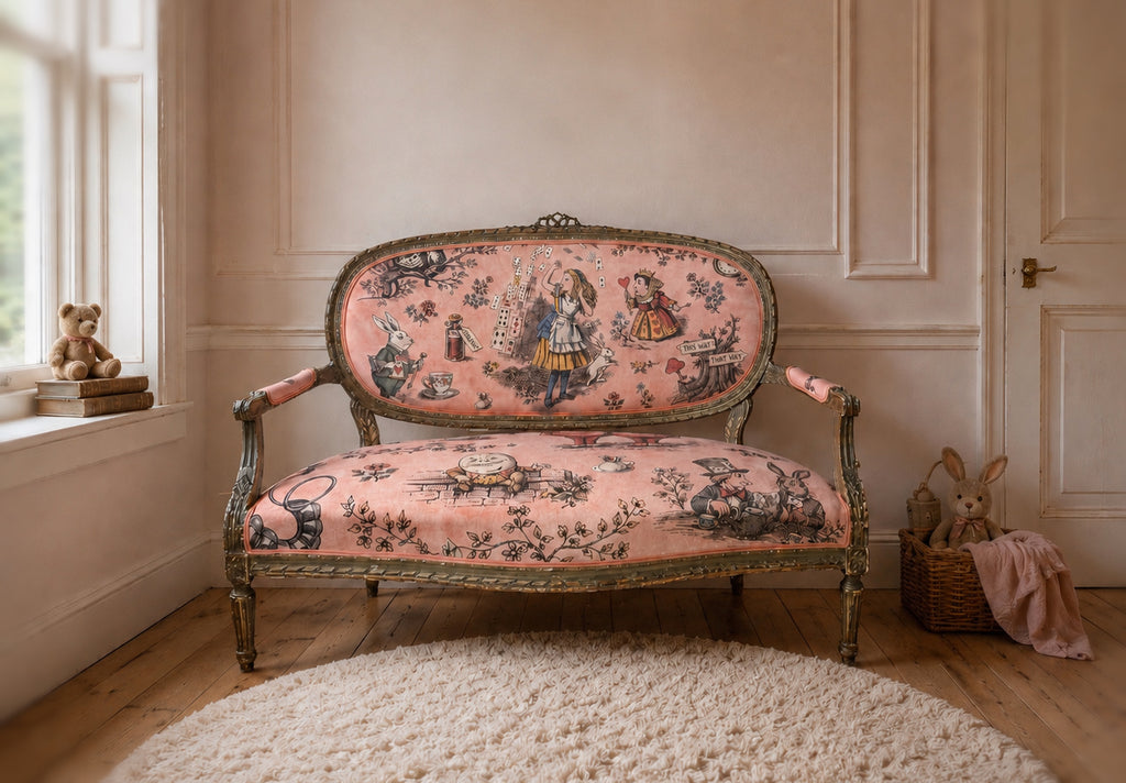 Antikes Sofa „Alice in Wonderland“ - Mein Shop