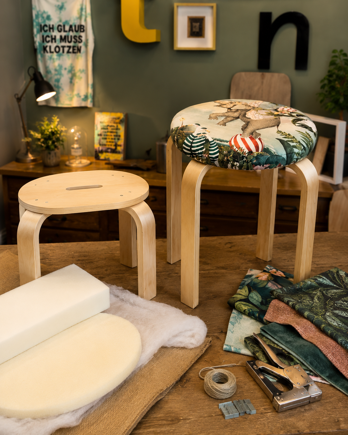 Kreativ-Workshop: Einfaches Polstern - Mein Shop