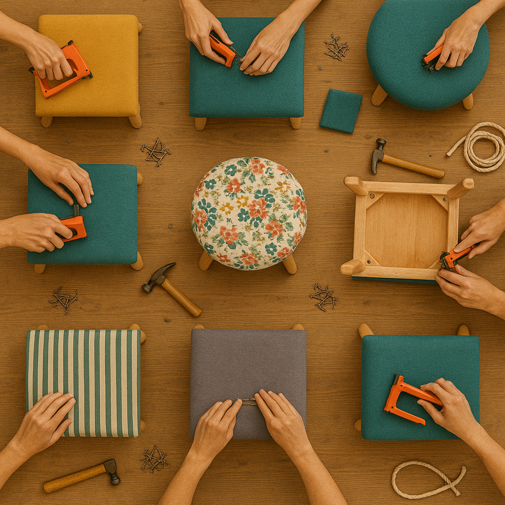 Kreativ-Workshop: Möbel polstern - Mein Shop