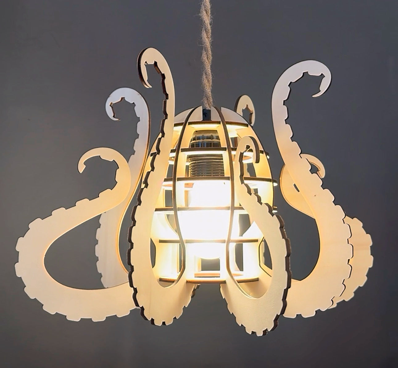 Lampenschirm „Oktopus“ DIY Bausatz - Mein Shop
