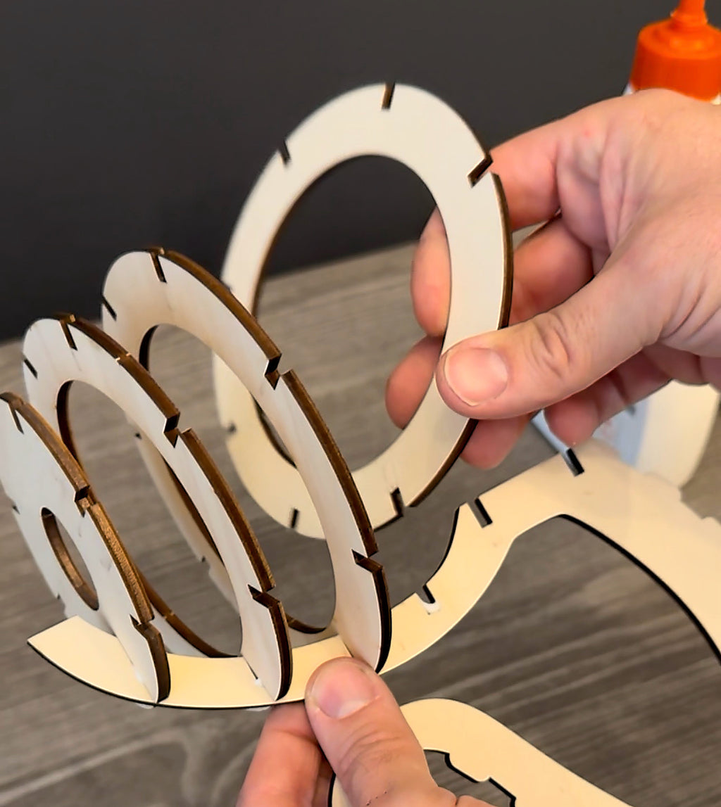 Lampenschirm „Oktopus“ DIY Bausatz - Mein Shop
