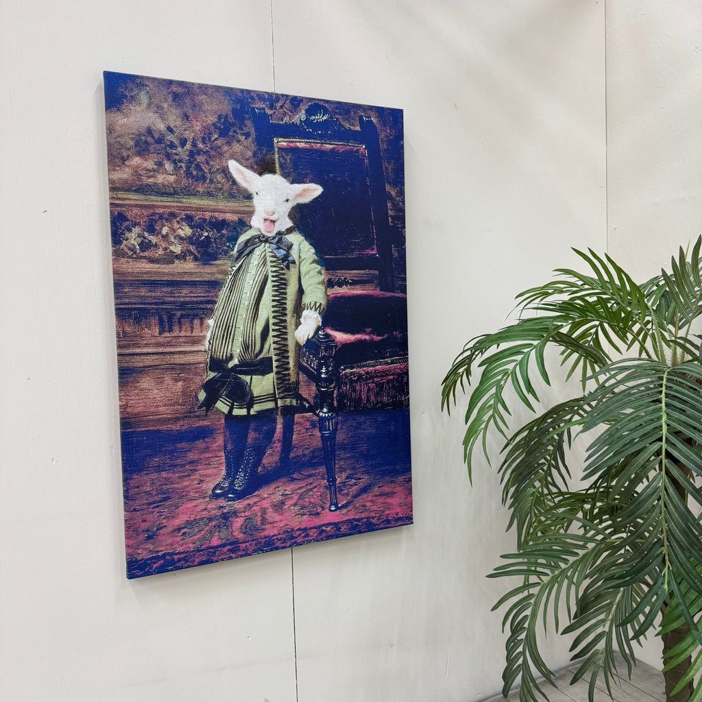 Thomas Klotz "Lamm" Kunstdruck auf Leinwand 120x80 Wandbild Deko - Mein Shop