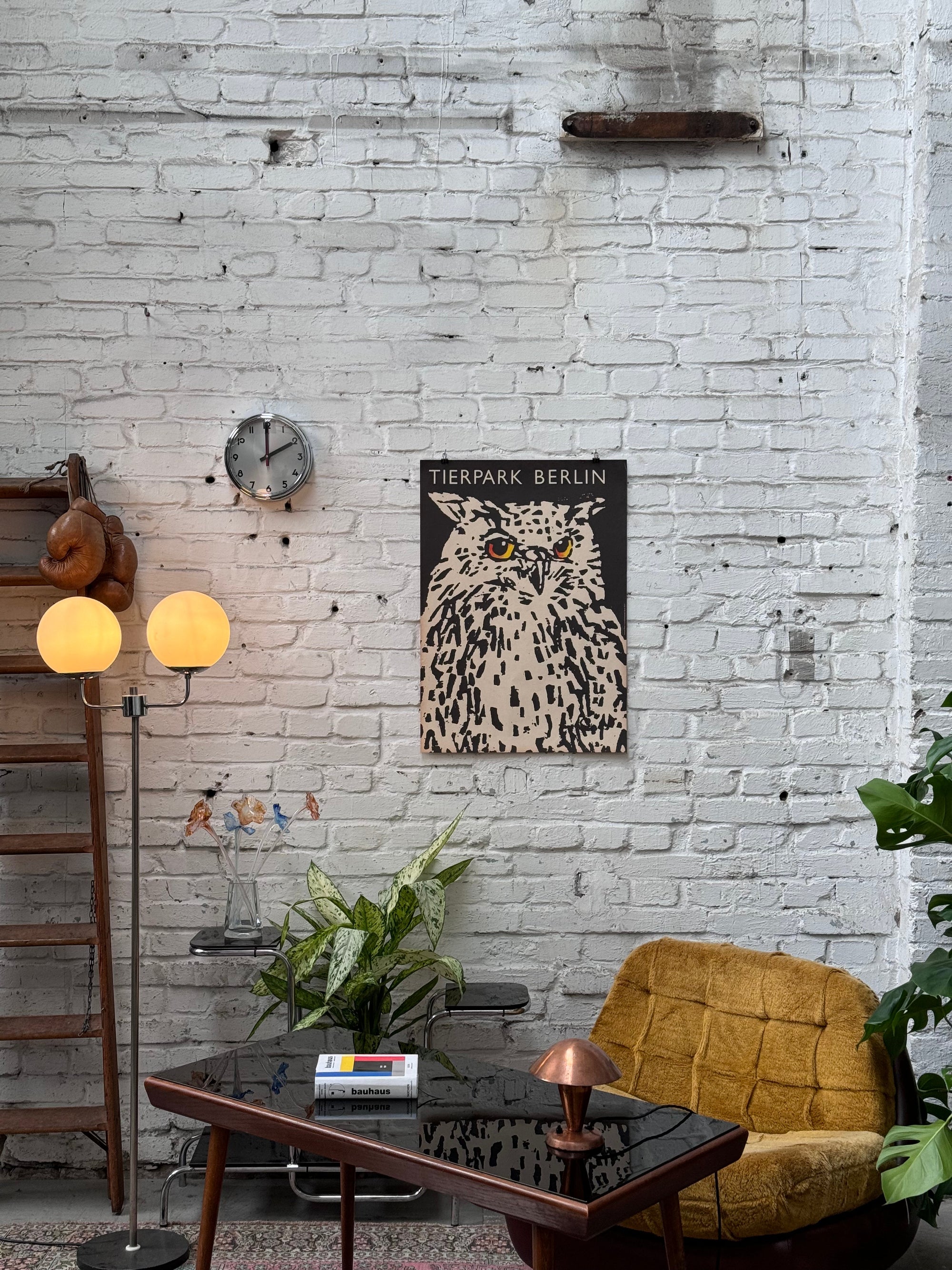 Tierpark Poster Eule | 1977 | Original Berlin - Mein Shop