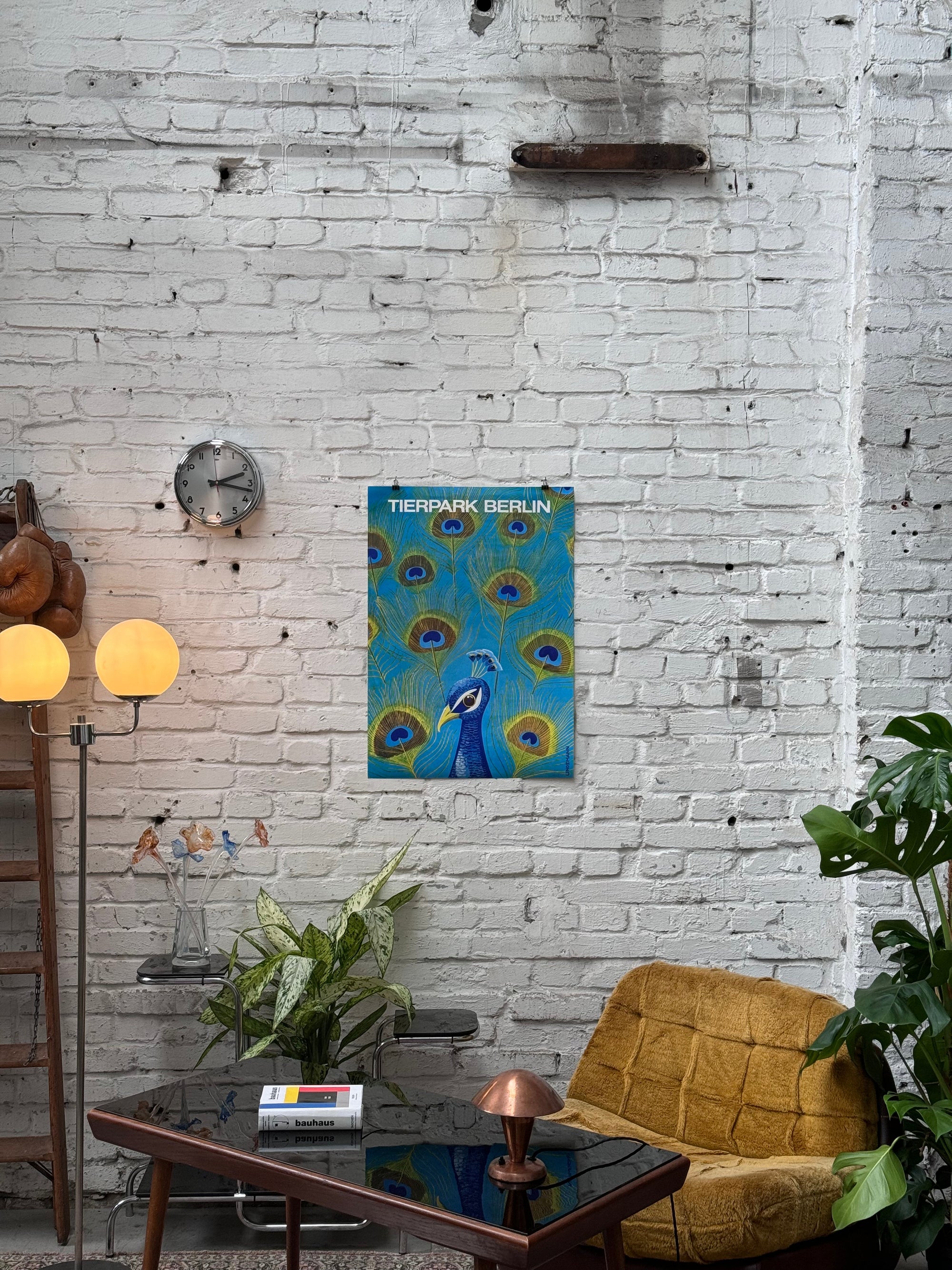 Tierpark Poster Pfau | 1979 | Original Berlin - Mein Shop