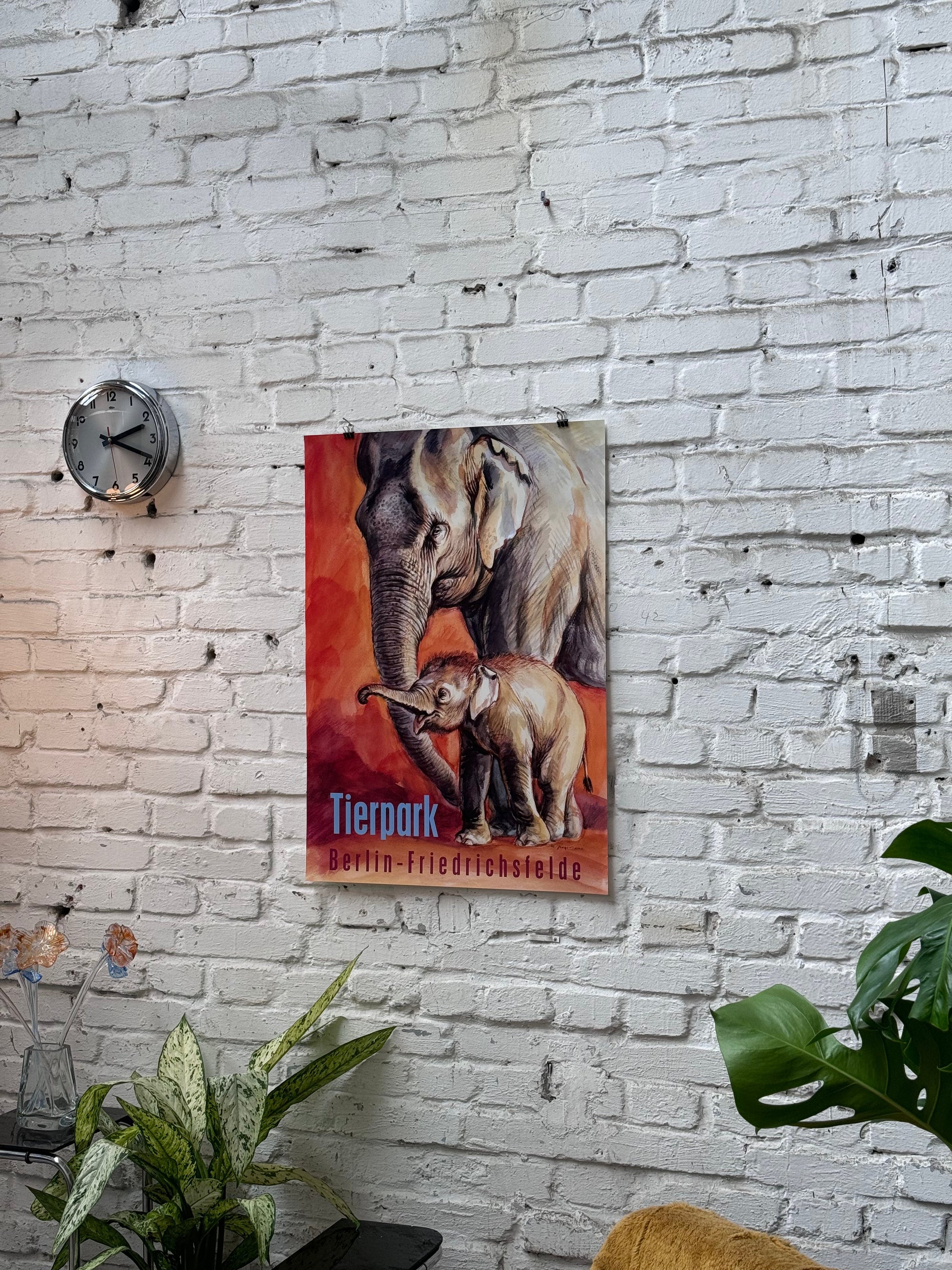 Tierpark Poster Elefant | 2002 | Original Berlin - Mein Shop