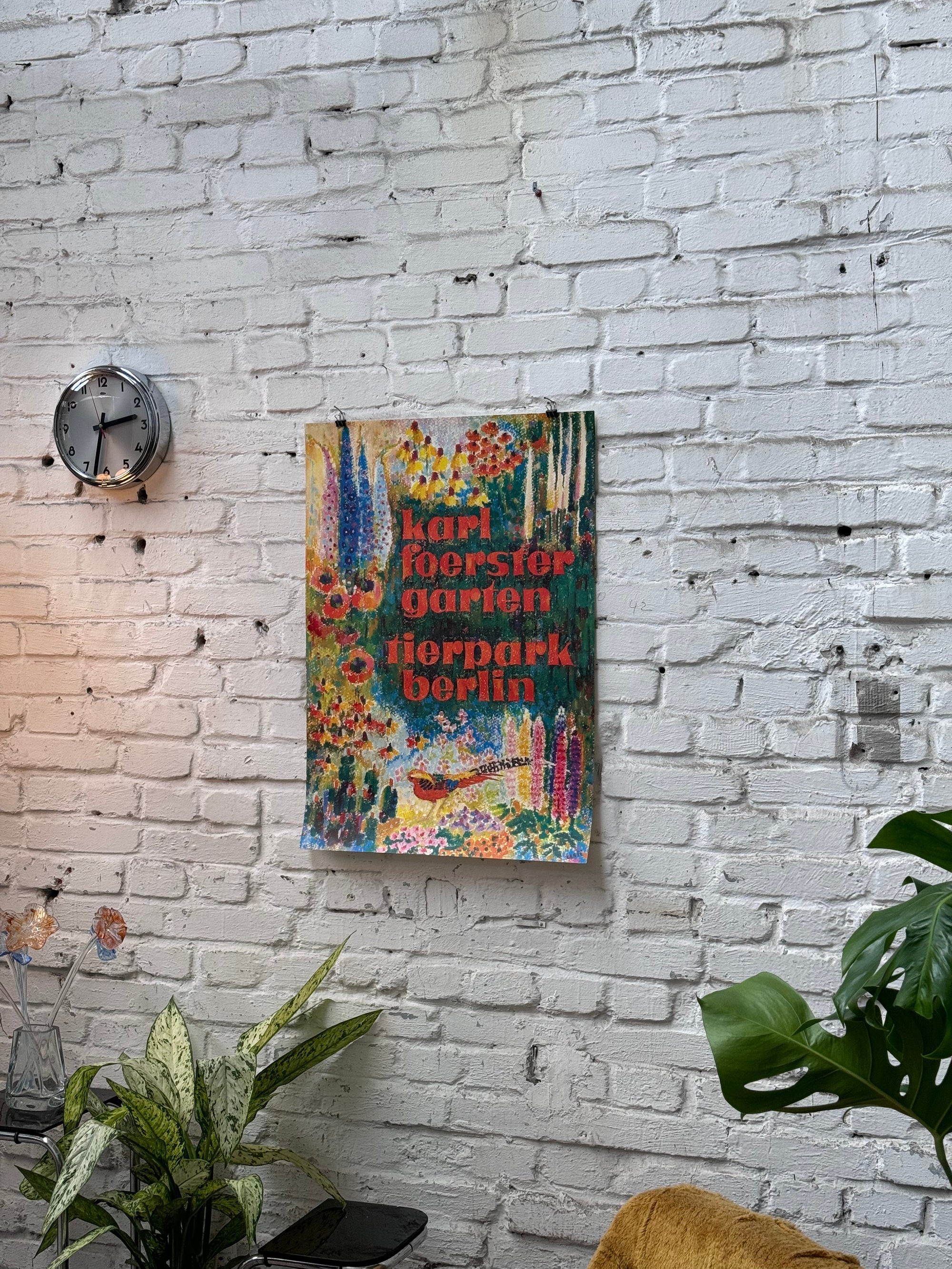 Tierpark Poster Karl Förster | 1978 | Original Berlin - Mein Shop