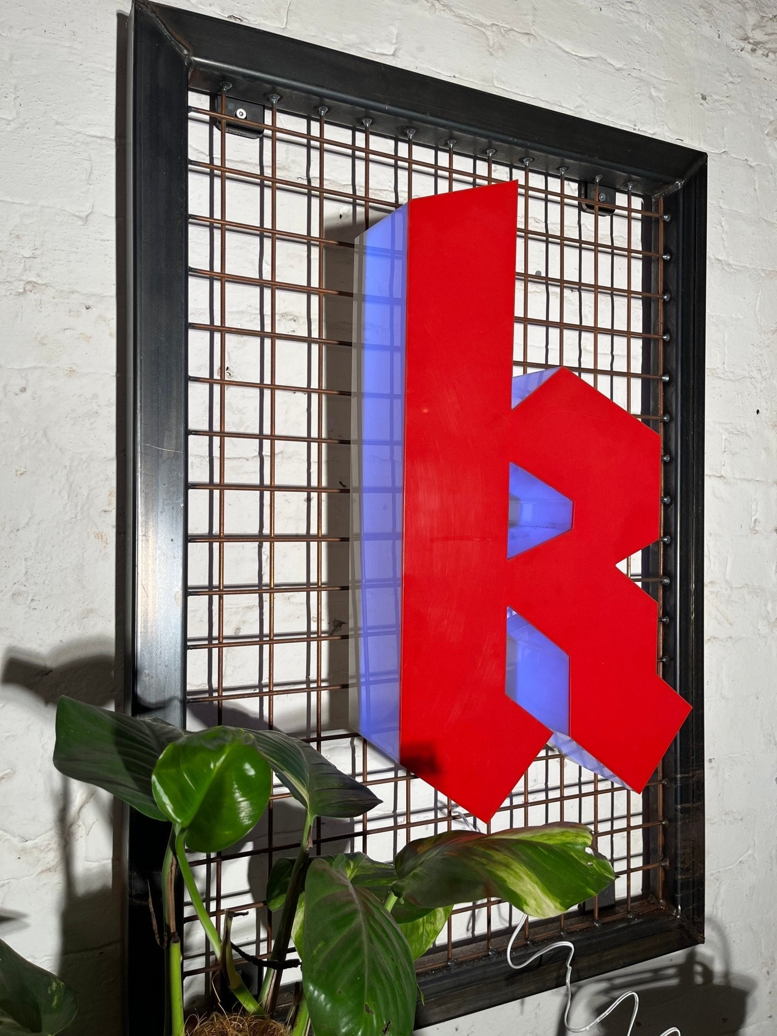 Vintage Leuchtbuchstabe K – Original aus alter Leuchtreklame - Mein Shop