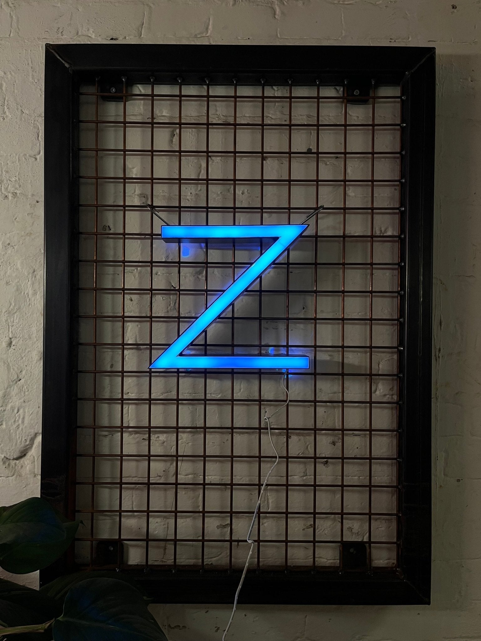 Vintage Leuchtbuchstabe Z – Original aus alter Leuchtreklame - Mein Shop