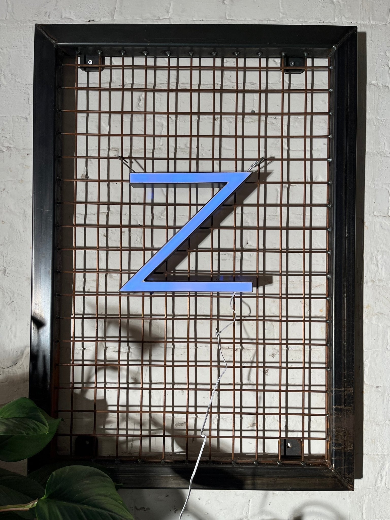 Vintage Leuchtbuchstabe Z – Original aus alter Leuchtreklame - Mein Shop