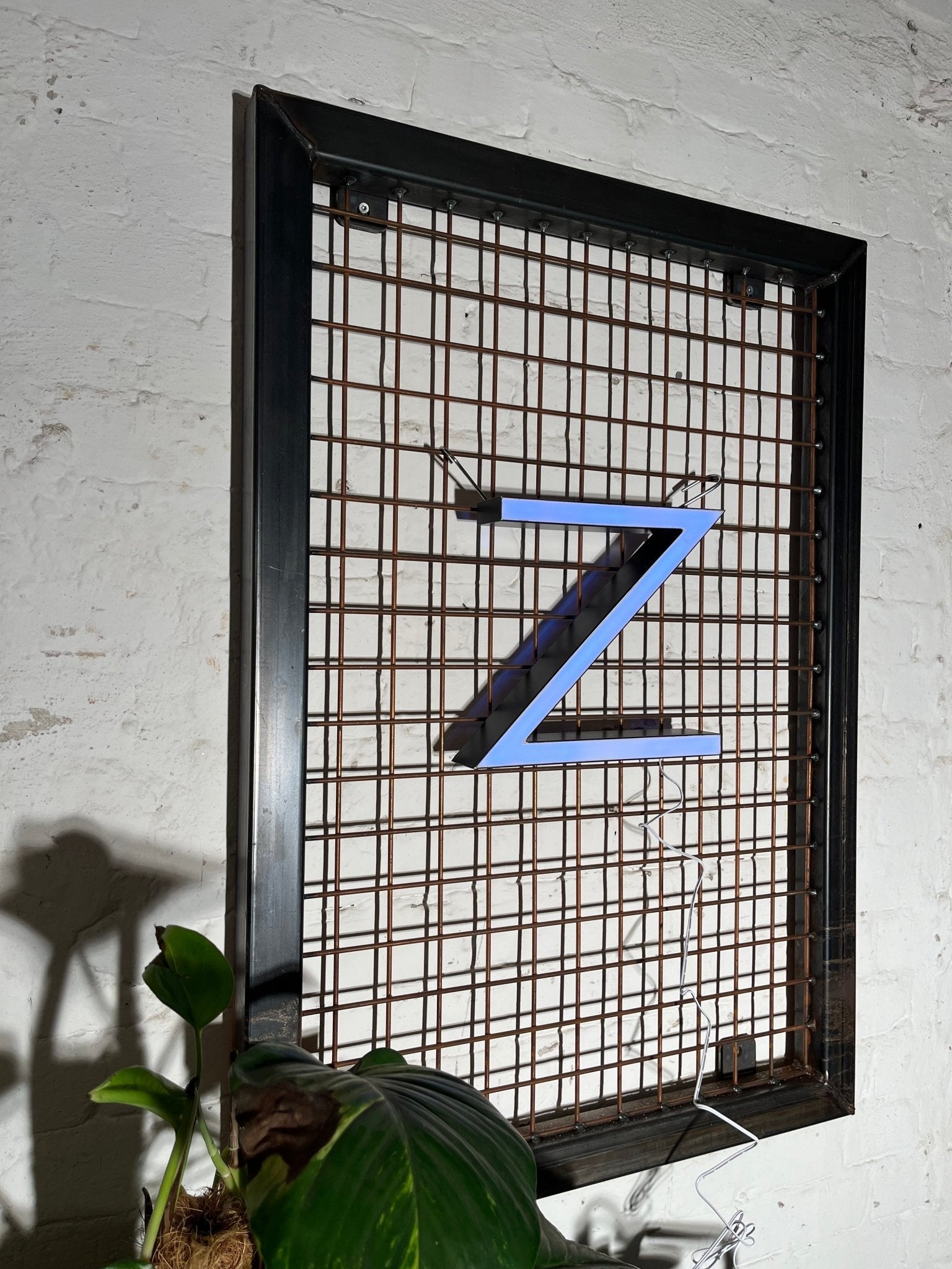 Vintage Leuchtbuchstabe Z – Original aus alter Leuchtreklame - Mein Shop