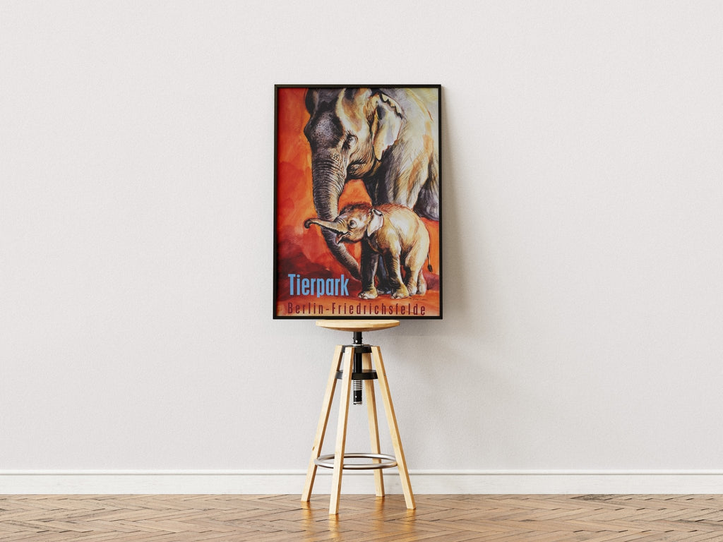 Tierpark Poster Elefant | 2002 | Original Berlin - Mein Shop